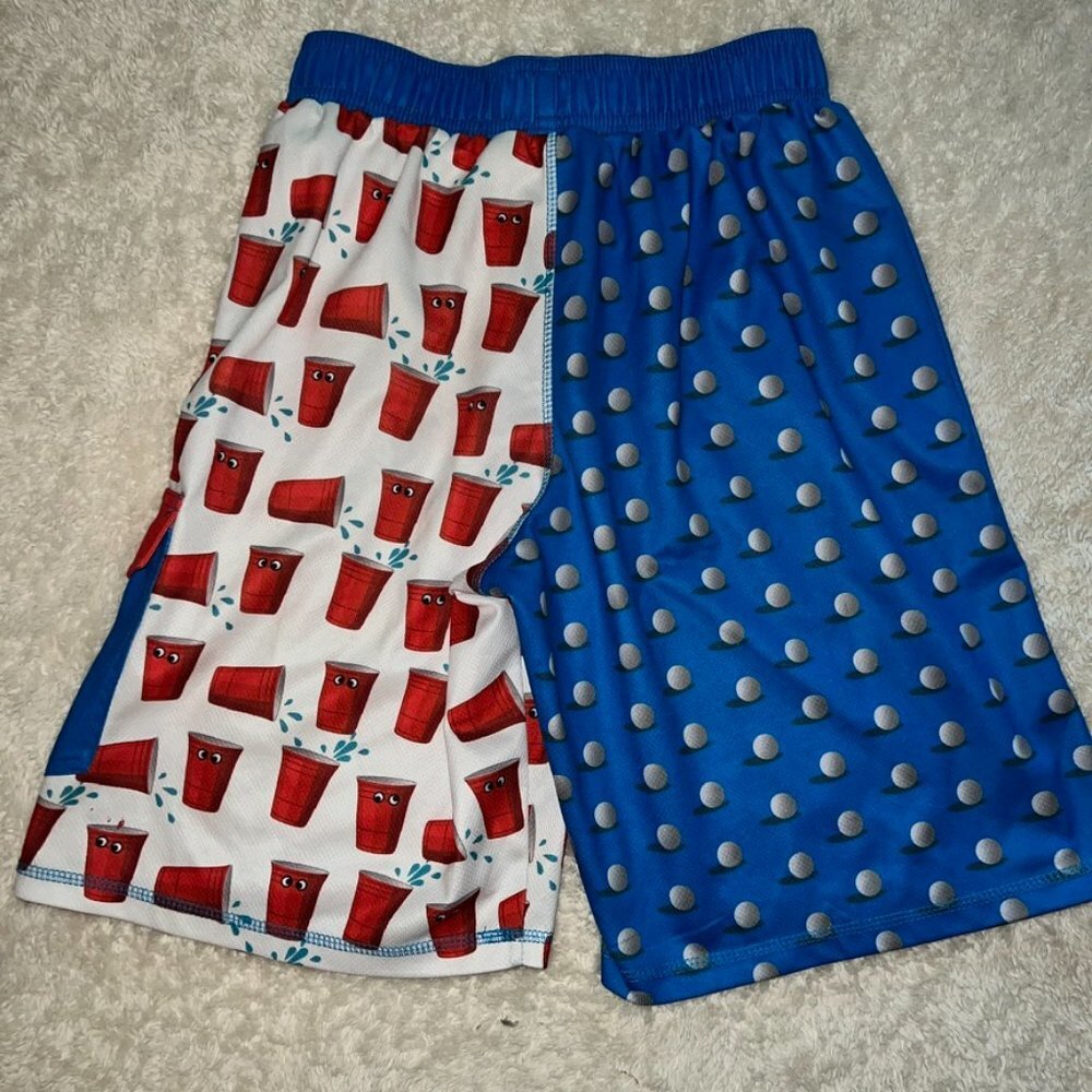 Youth Lacrosse Shorts Size Large - Red Solo Cup - Picture 3 of 3